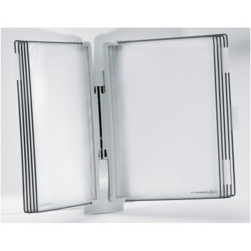 Zestaw prezentac. ścienny A4 TARIFOLD 10 szary