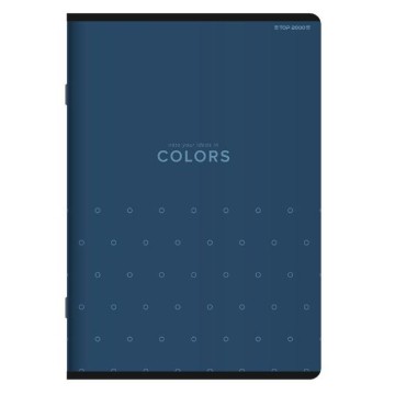 Zeszyt A5 60k krata TOP2000 COLORS niebieski