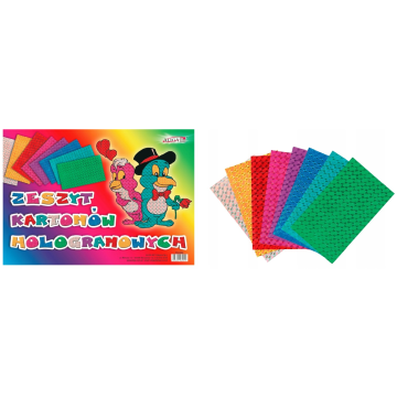 Zeszyt kartonów holograficznych ALIGA B4