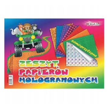 Zeszyt papierów holograficznych ALIGA samop. B5